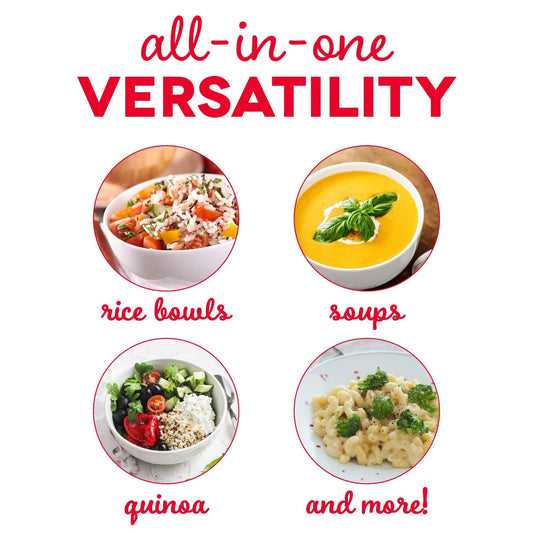 Mini Rice Cooker Steamer with Removable Nonstick Pot - Pink