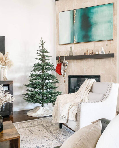 7' King Noble Fir Artificial Christmas Tree Unlit