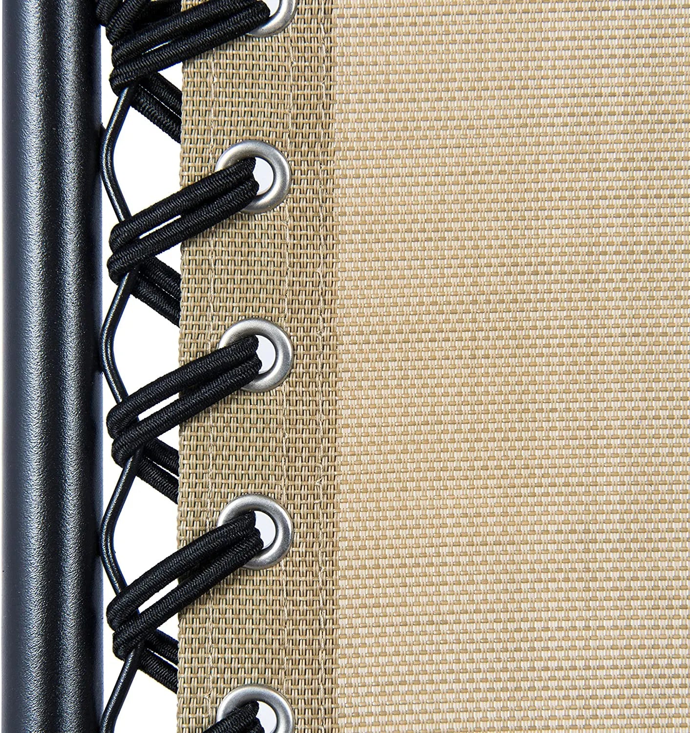 Set of 2 Adjustable Steel Mesh Zero Gravity Lounge Chair Recliners w/Pillows and Cup Holder Trays