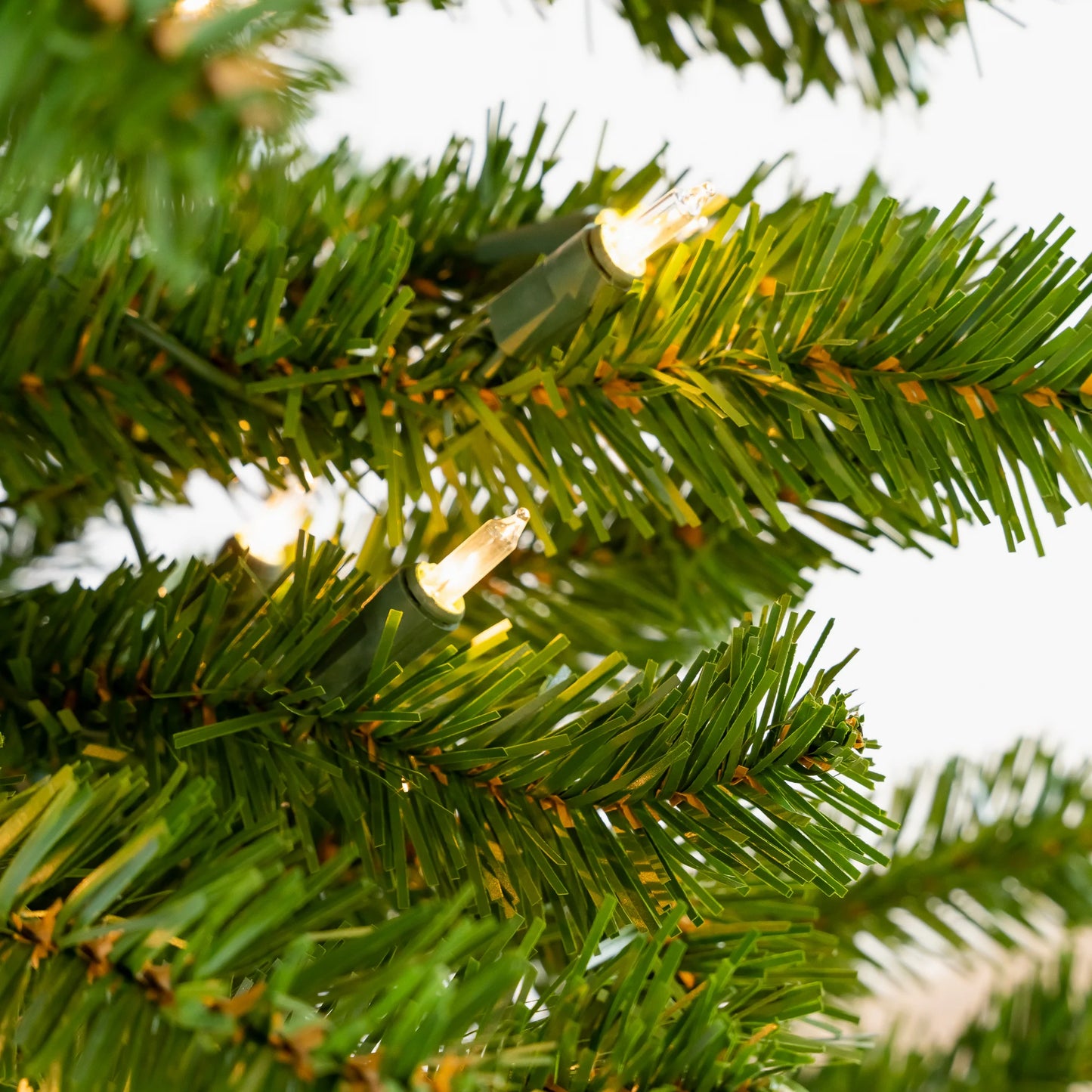 Pencil Tree Pre-Lit Clear Lights