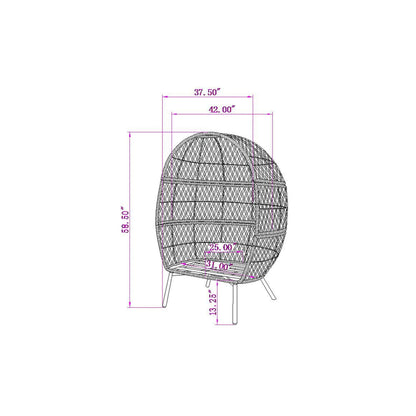 Stationary Outdoor Egg Chair