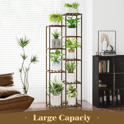 Plant stand indoor plant stand wooden outdoor multi-layer plant stand