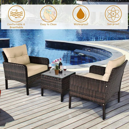 Earlville 2 - Person Outdoor Seating Group with Cushions