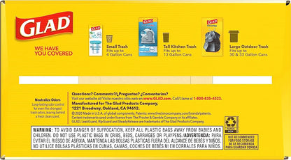 Drawstring Fresh Clean Odor Shield 13 Gallon 1/110ct