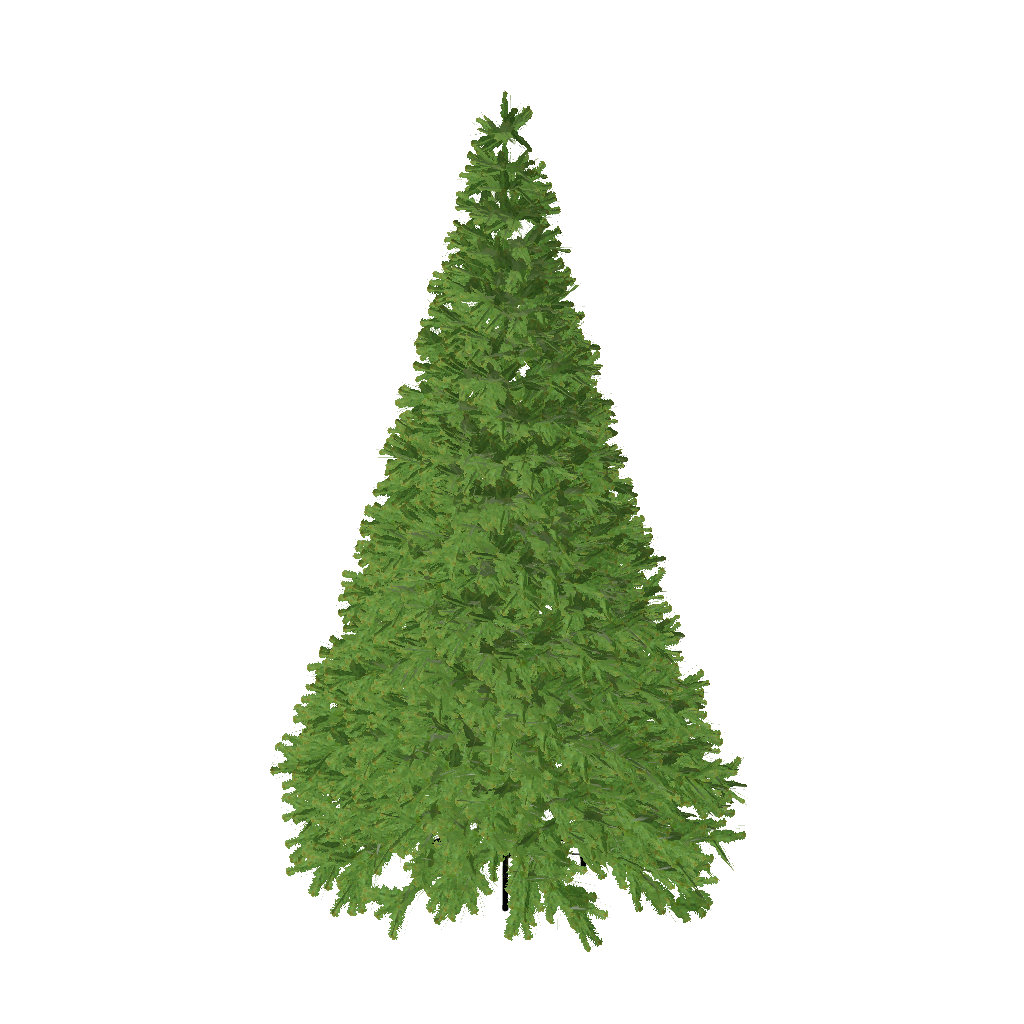 7.5' Royal Fir Quick-Shape Artificial Christmas Tree with 1000 Warm White & Multi-Color LED Lights