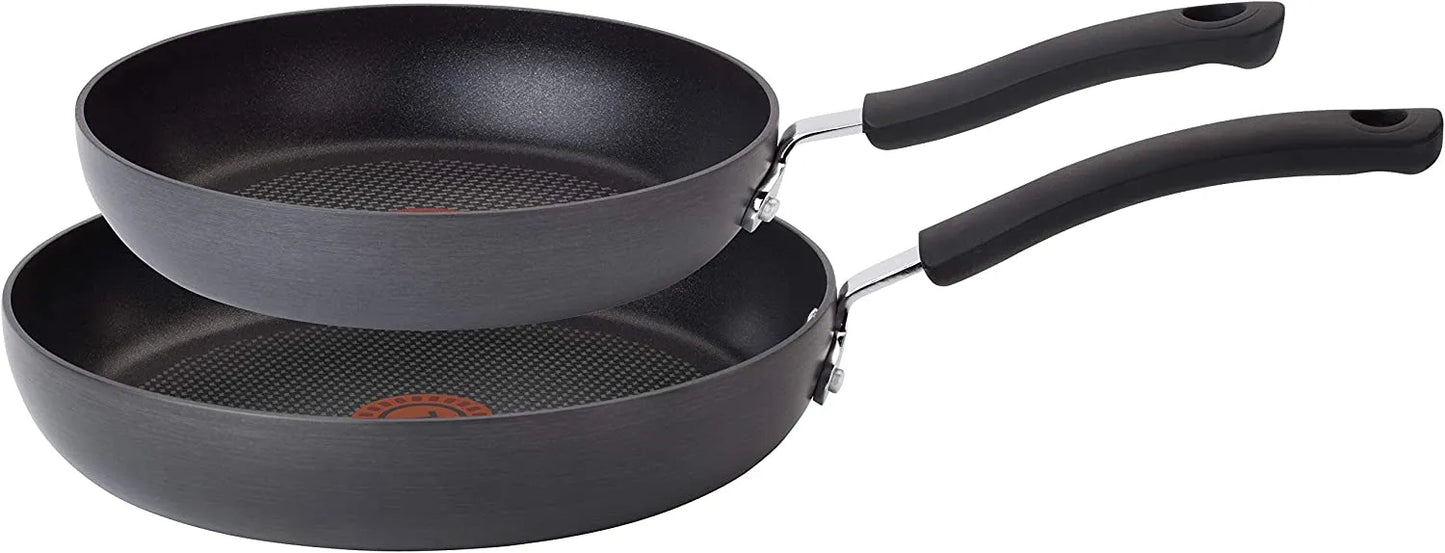 Hard Anodized Nonstick 17 Piece Cookware Set, Black