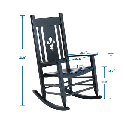 Outdoor & Indoor Wood Rocking Chair Porch Chair