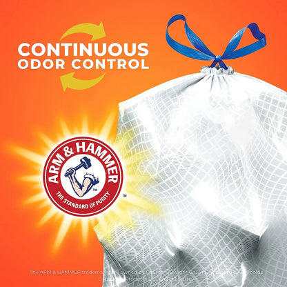 Strong Tall Kitchen Trash Bags, Lavender & Sweet Vanilla Scent, 13 Gallon, 80 Count