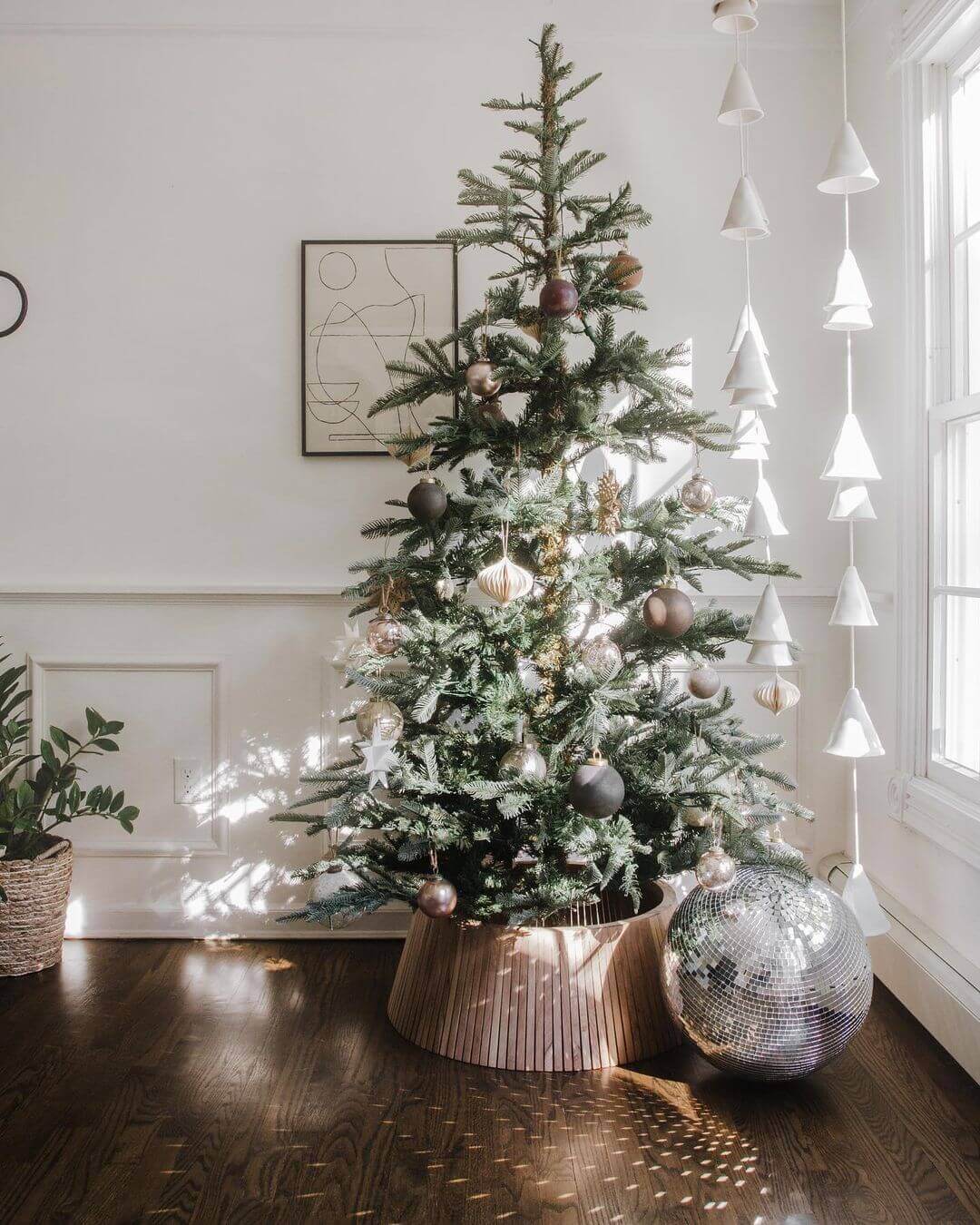 7' King Noble Fir Artificial Christmas Tree Unlit