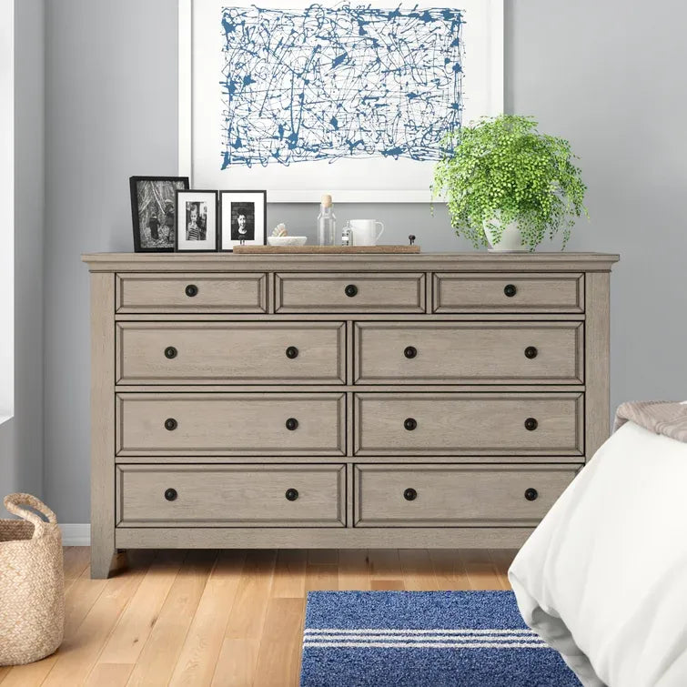 Woodside 9 Drawer 66" W Dresser