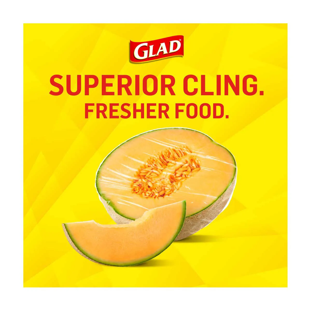 Glad Cling N Seal Plastic Food Wrap, 200 Sq Ft Roll