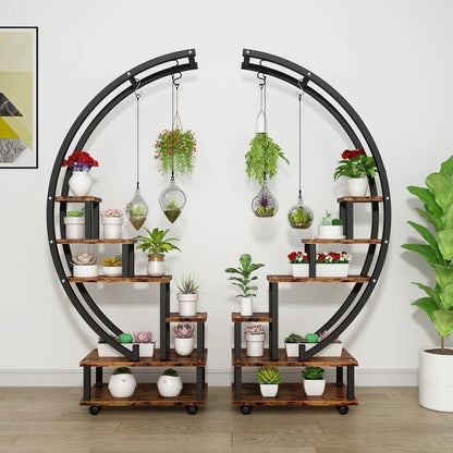 &#127885;Creative heart-shaped ladder plant frame&#127885;
