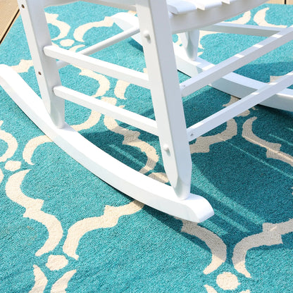 Outdoor & Indoor Wood Rocking Chair Porch Chair