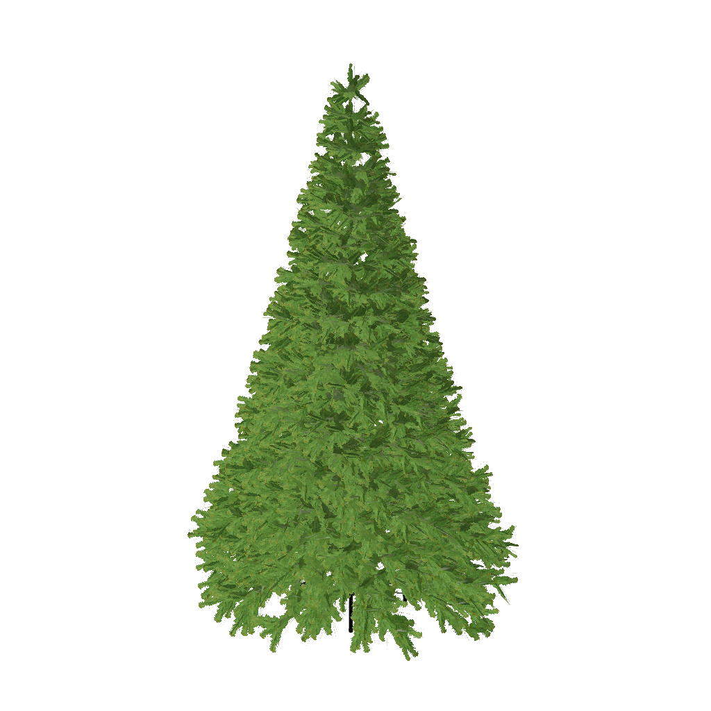 6.5' Royal Fir Quick-Shape Artificial Christmas Tree Unlit