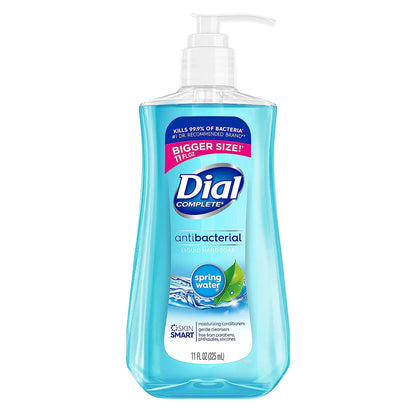 Complete Antibacterial Liquid Hand Soap, Spring Water, 11 fl oz (Pack of 4)