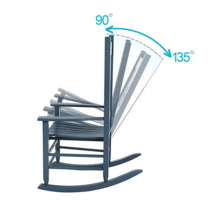 Outdoor & Indoor Wood Rocking Chair Porch Chair