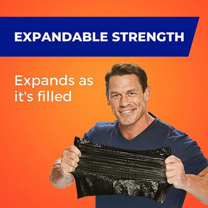 Hefty Ultra Strong Tall Kitchen Trash Bags, Lavender & Sweet Vanilla Scent, 13 Gallon, 80 Count