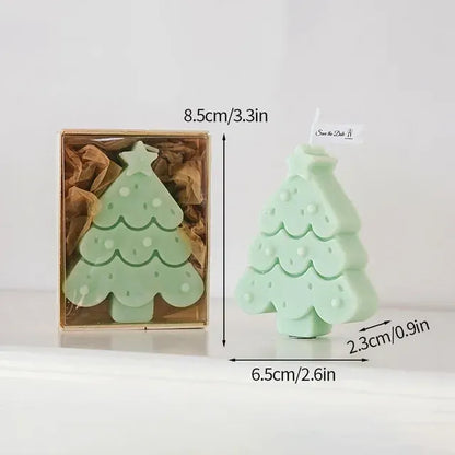 Christmas Scented Candle Snowman Aromatic Candles Gingerbread Man Atmosphere Candle Diy Craft Gift Christmas Party Decor