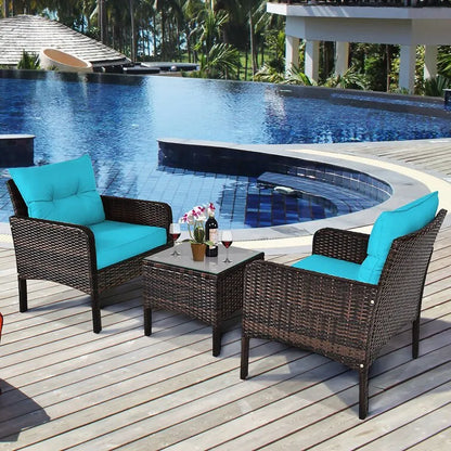 Earlville 2 - Person Outdoor Seating Group with Cushions