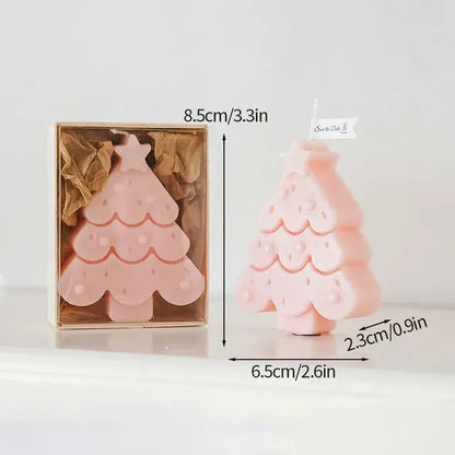 Christmas Scented Candle Snowman Aromatic Candles Gingerbread Man Atmosphere Candle Diy Craft Gift Christmas Party Decor