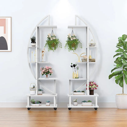 &#127885;Creative heart-shaped ladder plant frame&#127885;