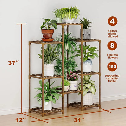Plant stand indoor plant stand wooden outdoor multi-layer plant stand
