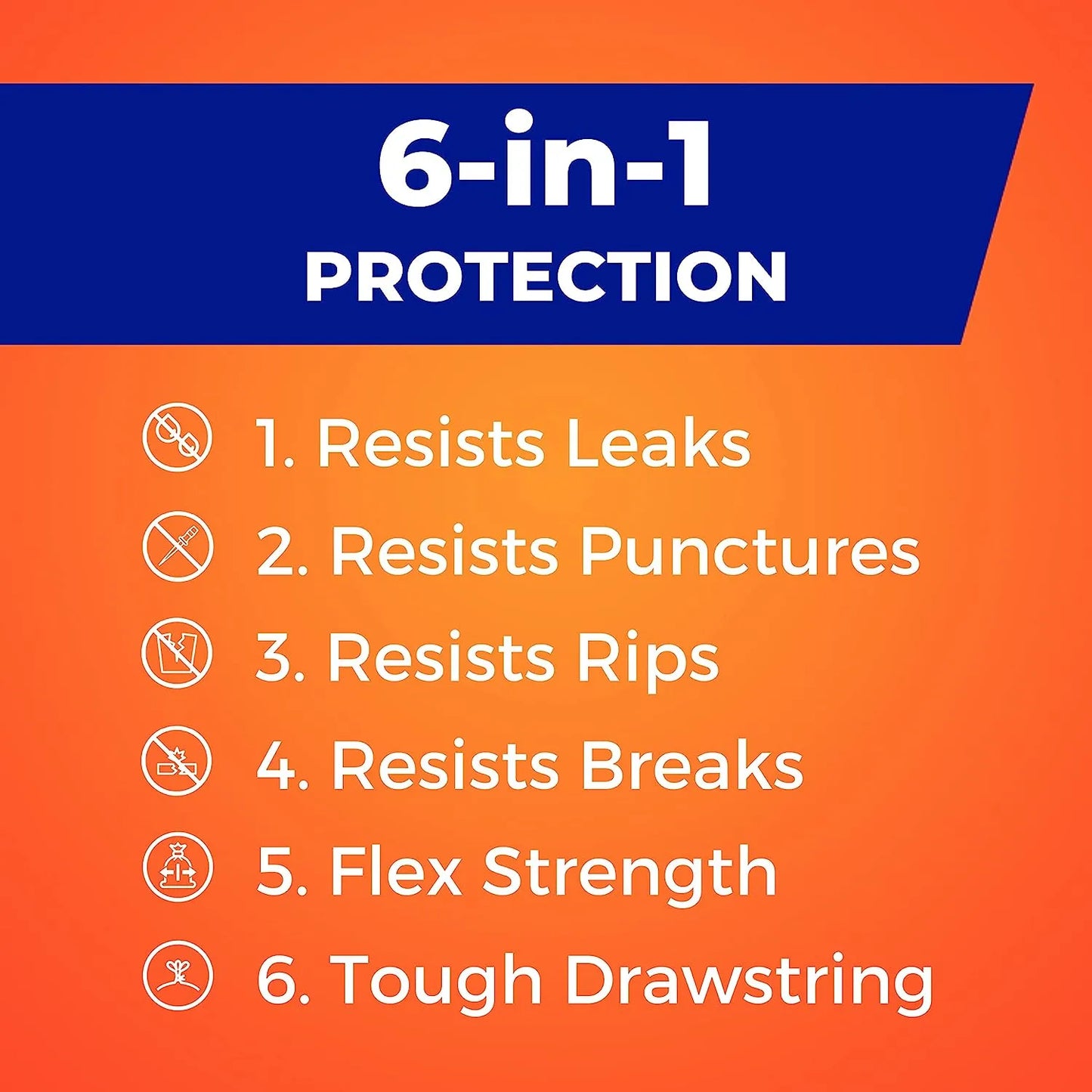 Hefty Ultra Strong Tall Kitchen Trash Bags, Lavender & Sweet Vanilla Scent, 13 Gallon, 80 Count