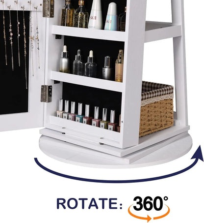 Revolving Jewelry Cabinet