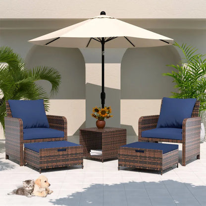 2 - Person Outdoor Seating Group with Cushions