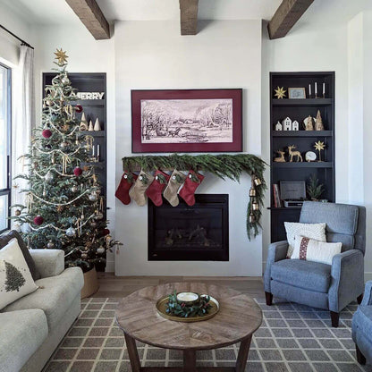 7' King Noble Fir Artificial Christmas Tree Unlit