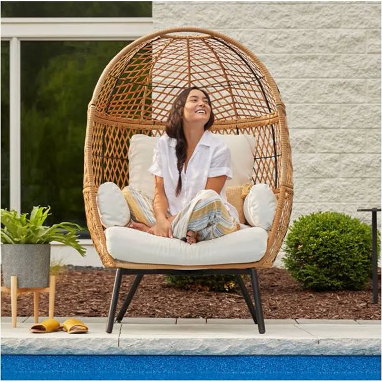 Stationary Outdoor Egg Chair