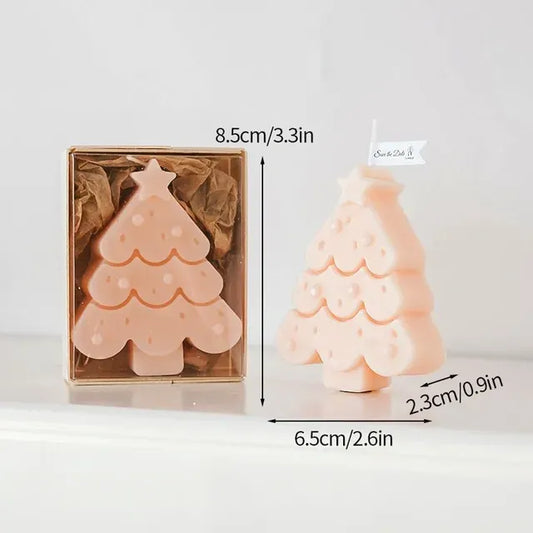 Christmas Scented Candle Snowman Aromatic Candles Gingerbread Man Atmosphere Candle Diy Craft Gift Christmas Party Decor