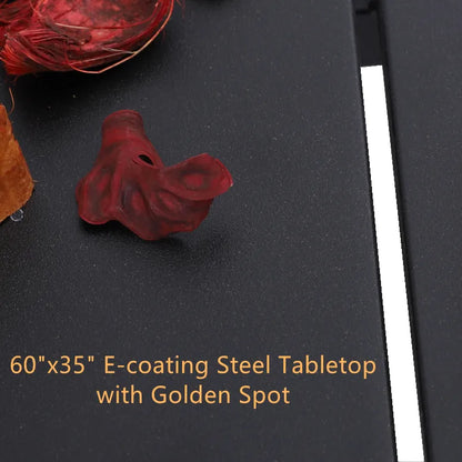 7-Piece Patio Dining Set With 6 Cushioned Steel & Rattan Chairs and Rectangle Table