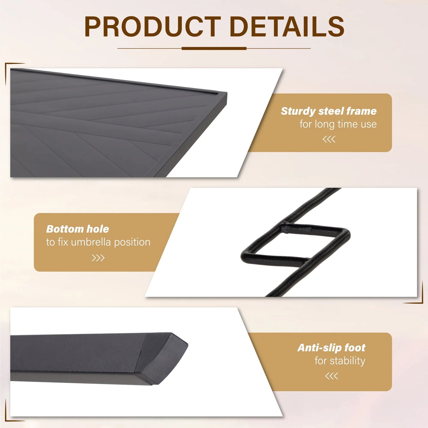 7-Piece Patio Dining Set With 6 Cushioned Steel & Rattan Chairs and Rectangle Table