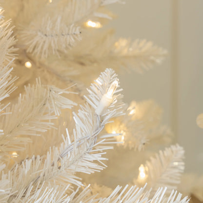 White Parkview Tree Pre-Lit Color Changing LED Lights