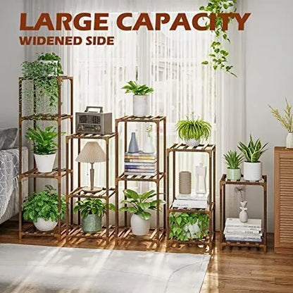 Plant stand indoor plant stand wooden outdoor multi-layer plant stand