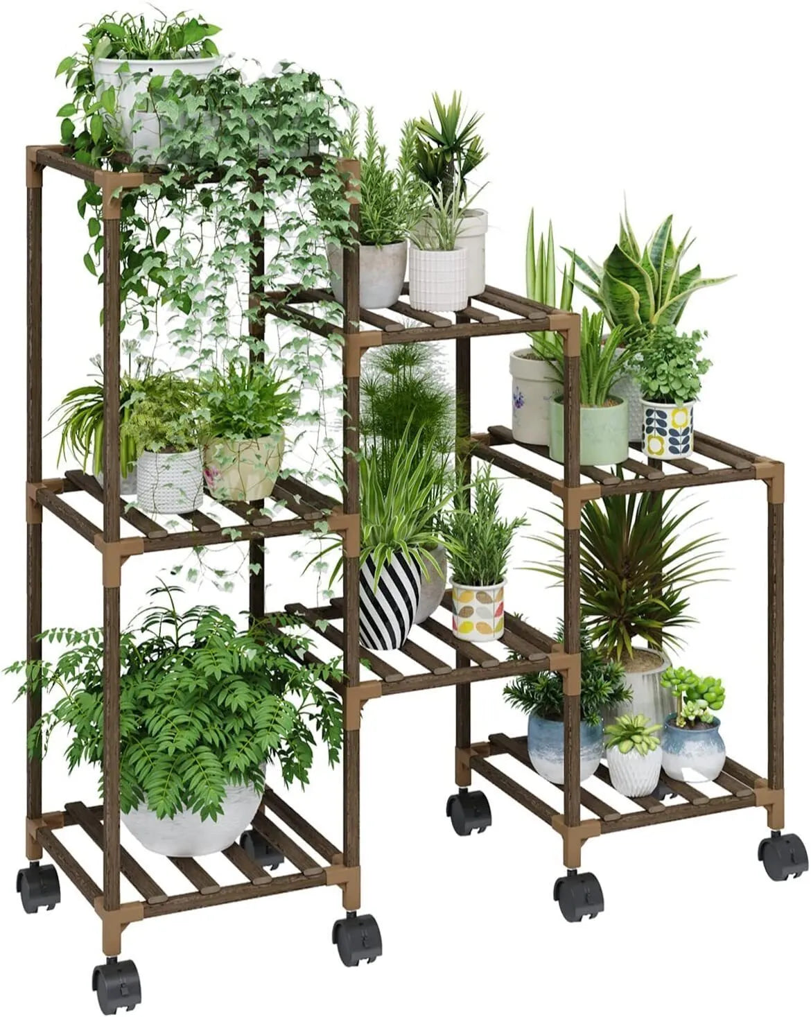Plant stand indoor plant stand wooden outdoor multi-layer plant stand