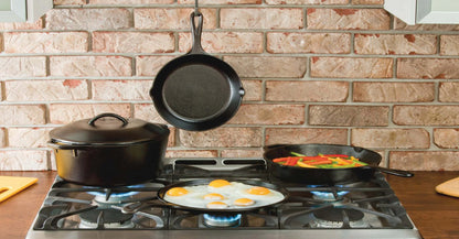 Pre-Seasoned Cast Iron 5 Piece Set, L5HS3, 5 Piece Combo Set