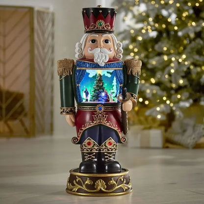 Christmas-the holiday vignette nutcracker
