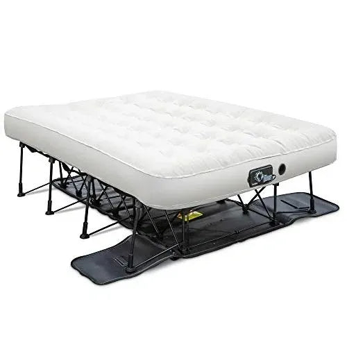 Clearance Sale！Air Mattress with Frame & Rolling Case