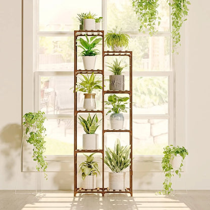 Plant stand indoor plant stand wooden outdoor multi-layer plant stand