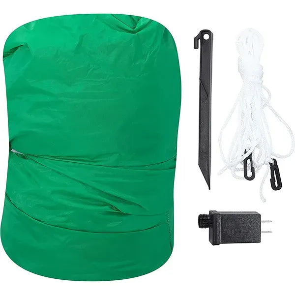 8ft Inflatable LED Penguins Decorating Tree