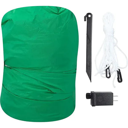 8ft Inflatable LED Penguins Decorating Tree