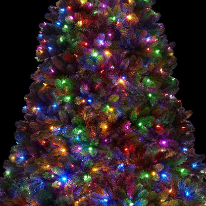 7.5' Royal Fir Quick-Shape Artificial Christmas Tree with 1000 Warm White & Multi-Color LED Lights
