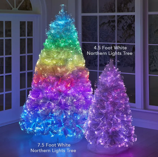 Christmas Sale White Northern Lights Tree
