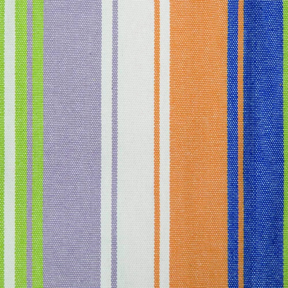 Double Cotton Hammock with Space Saving Steel Stand, Tropical (450 lb Capacity - Premium Carry Bag Included)