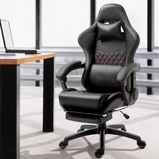 &#128525;Gaming Chair Office Chair PC Chair with Massage Lumbar Support, Racing Style