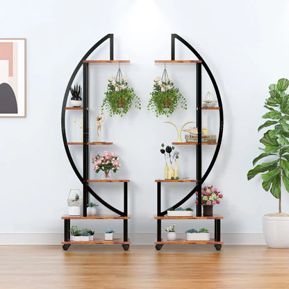 &#127885;Creative heart-shaped ladder plant frame&#127885;