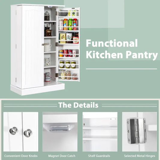 41" Farmhouse Kitchen Pantry