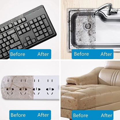 Melamine Sponge,100 Pack Magic Sponges Eraser Foam Cleaning Pads,Multi-Functional Household Cleaning Kitchen Dish Sponge for Furniture,Bathroom,Bathtub, Sink,Floor, Baseboard, Wall Cleaner